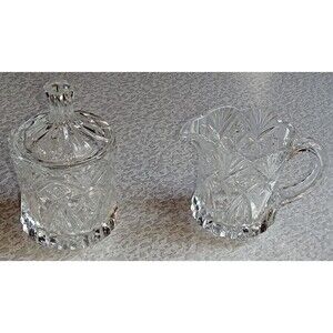 J.G. Durand Cristal Vincennes Sugar and Creamer-Made in France-New in Open Box